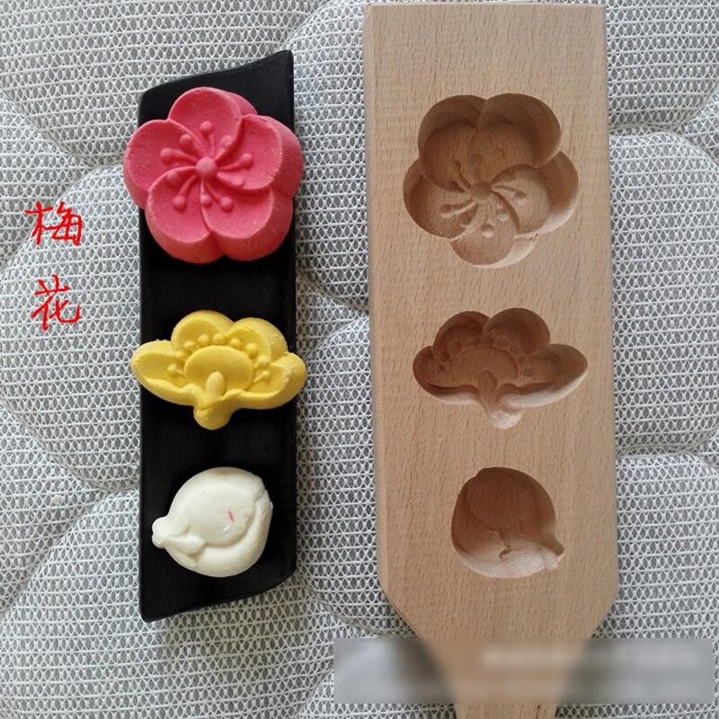 驰诺糕点压花模具日式果模花馒头模具面食花样花馍手工青团花叶模子