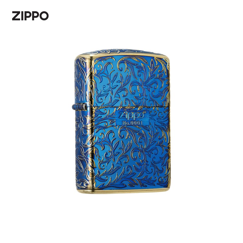 ZIPPO打火机防风煤油之宝唐草之在我心官方生日礼物送男友送长辈礼 LCO-0355