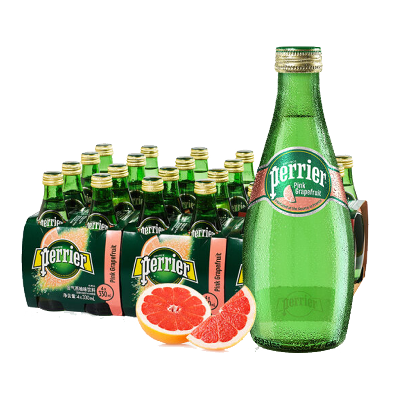 巴黎水(perrier)法国进口含气矿泉水巴黎水(perrier)气泡水饮用水汽水