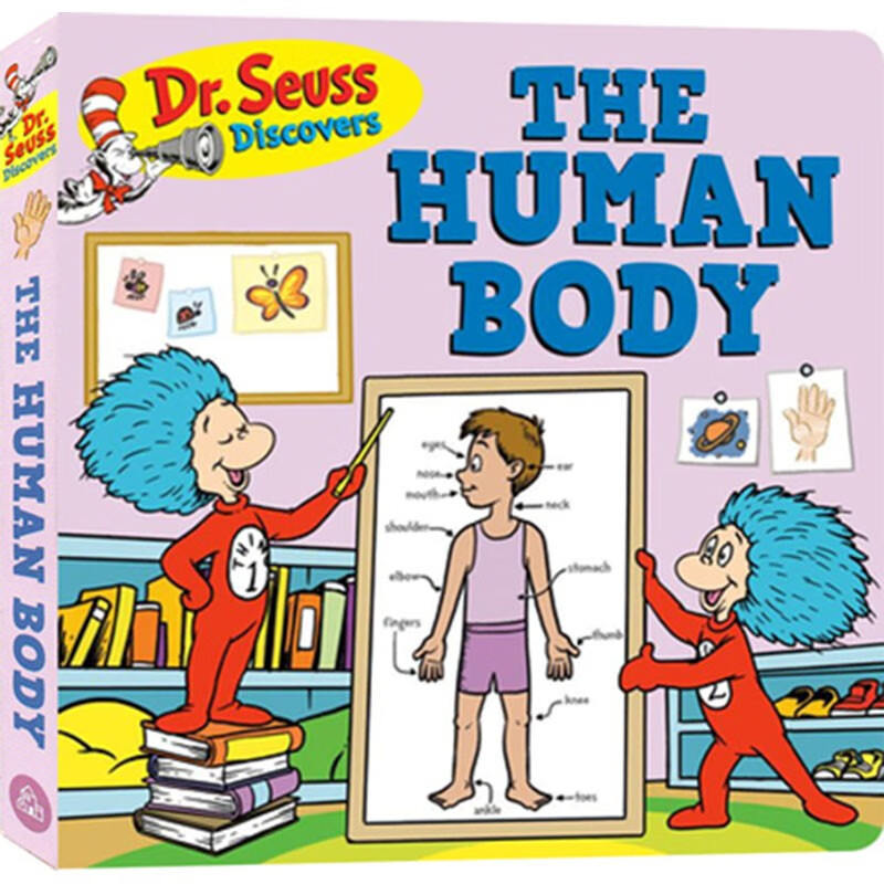 the human body 苏斯博士发现 人体 课外读物人体部位知识绘本儿童