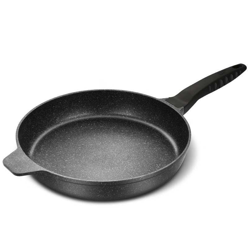 炊大皇平底锅不粘锅32cm麦饭石色煎锅不糊煎饼煎饺煎蛋电磁炉明火通用JG32JJ 32cm超大口径4-6口适用 京东折扣/优惠券