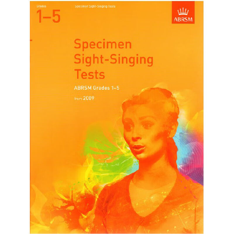 英皇考级 声乐考级Specimen Sight-Singing Tests视唱模拟题1-5级英文原版