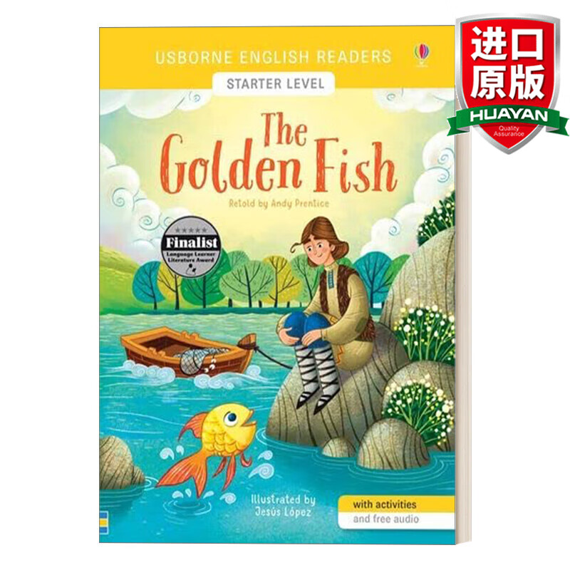 the golden fish 英文原版 分级阅读入门级 金鱼 英文版 进口英语原版