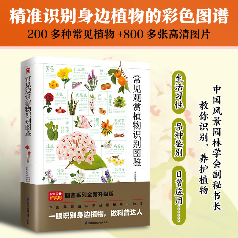 常见观赏植物识别图鉴植物爱好者了解识别各种花草树木名称和形态的