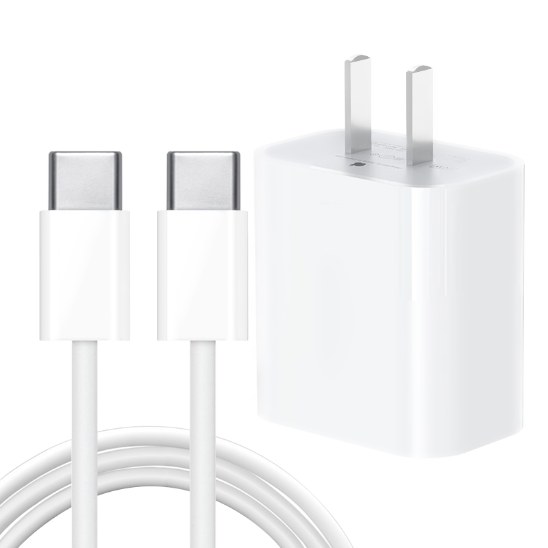 Apple 苹果ipadpro原装充电器11/12.9英寸air4平板充电头线充套装20W快充头 20W+1米双USB-C数据线【套装】69386343258
