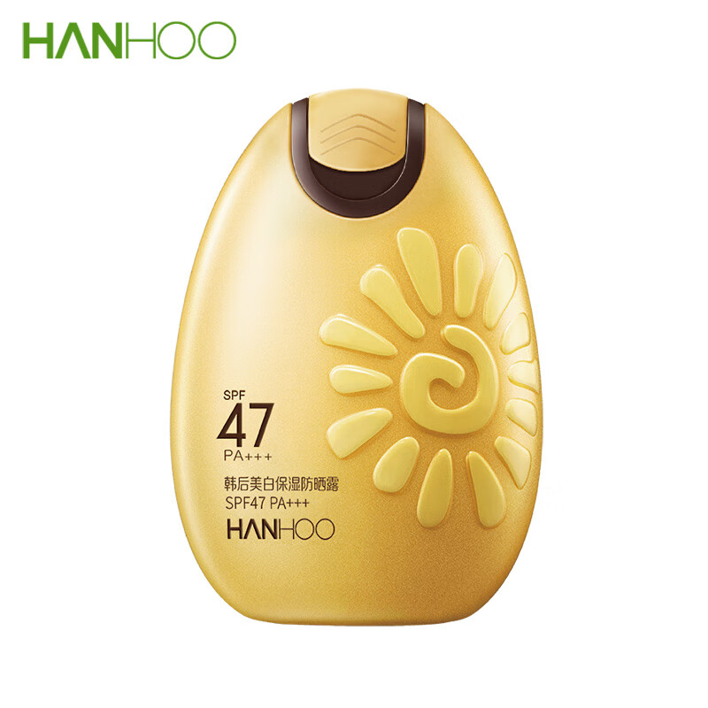 韩后（Hanhoo）防晒霜女50g  SPF47+ PA+++ 防晒露 隔离防晒乳太阳蛋