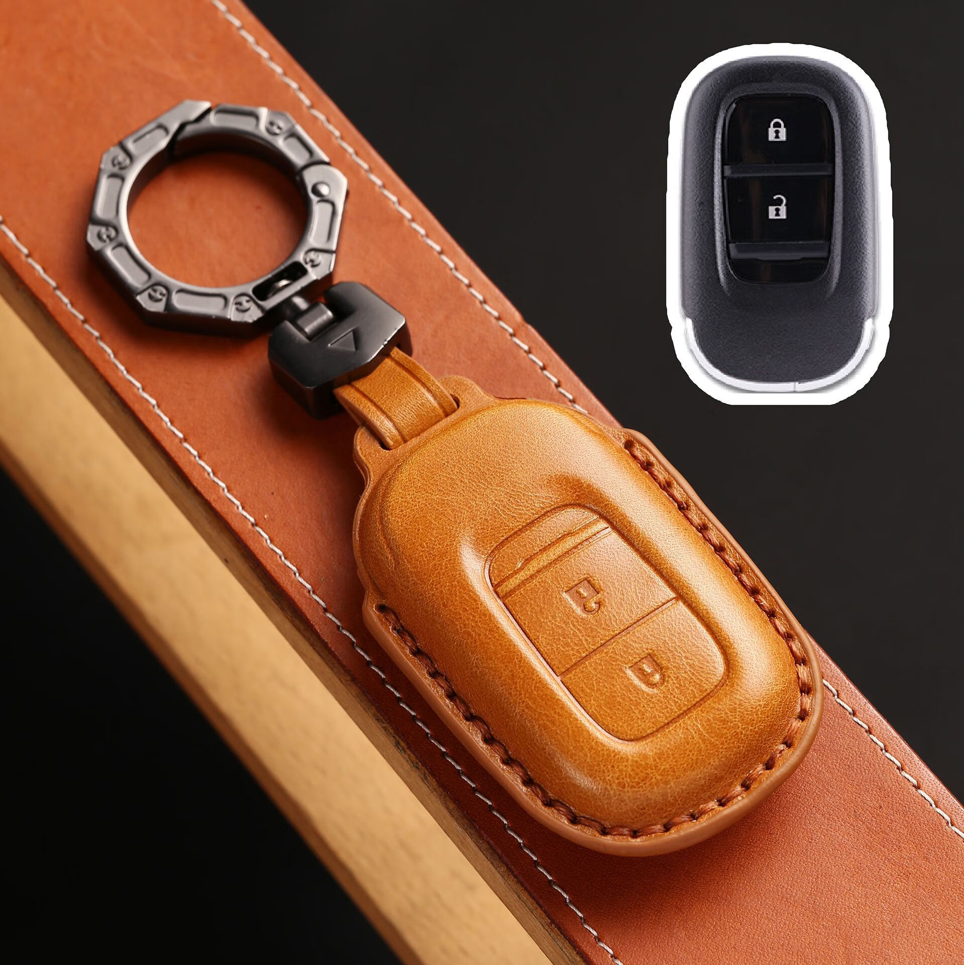 适用于2023款本田钥匙套十一代思域型格xrv高级zrv致在ens1车壳扣 2键