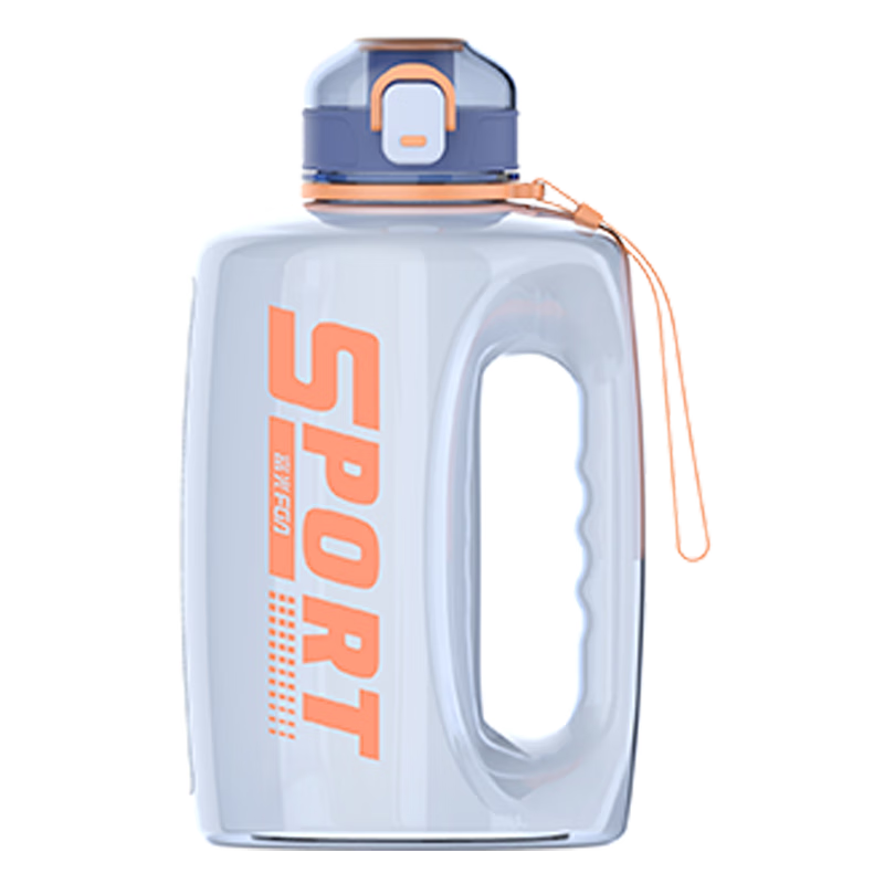 富光噸杯桶大容量塑料杯水杯Tritan刻度吸管運動(dòng)戶(hù)外水壺杯子1600ML