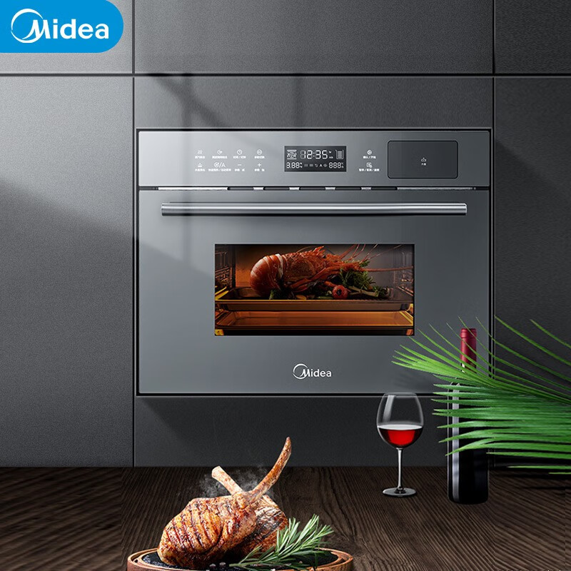 美的（Midea）R3嵌入式微蒸烤一体机 微波炉蒸箱烤箱 嵌入式家用多功能烘焙 多重自净34L BG3403