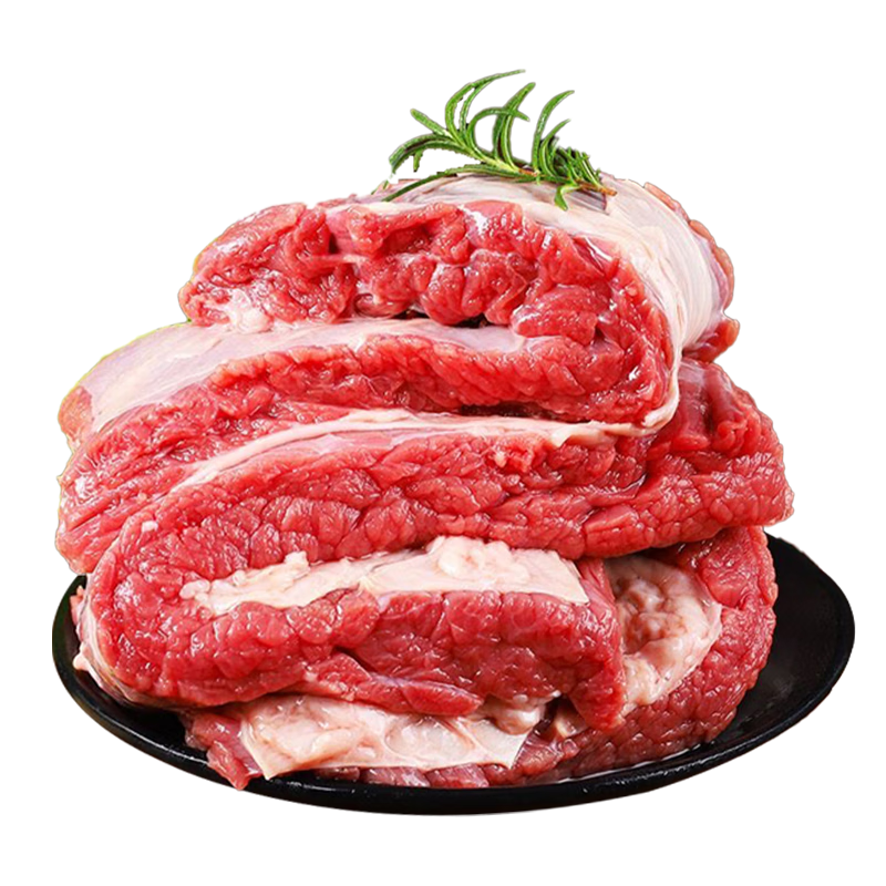 目无全牛 内蒙古牛腩肉2000g 火锅烤肉烧烤家常菜食材 生鲜冷冻牛肉