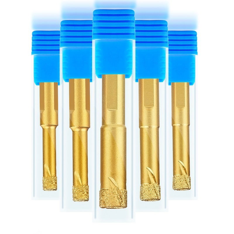 鹅卵石玻化砖瓷砖微晶石陶瓷打孔防滑设计抗氧化坚固耐用免加水钻头干