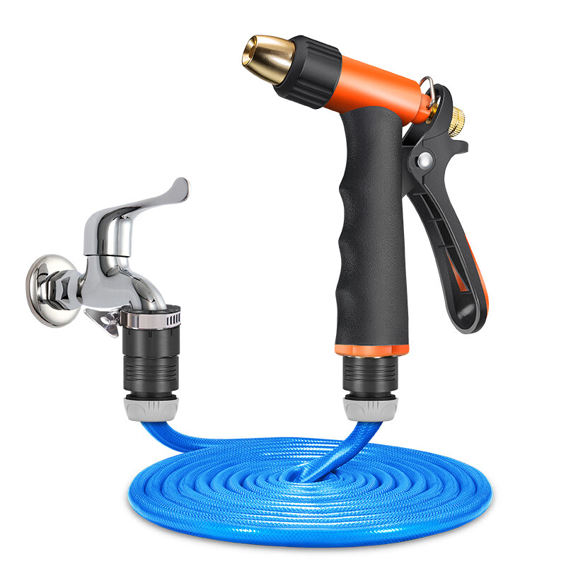 奥瑞驰家用高压力洗车水枪浇花水管套装工具刷车神器 水枪+接头+10米管属于什么档次？