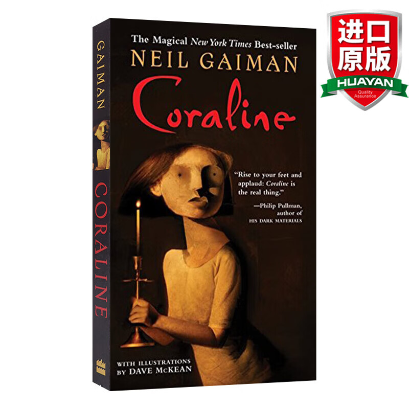 Coraline 英文原版 鬼妈妈 尼尔 盖曼 Neil Gaiman 英文版 进口英语原版书籍