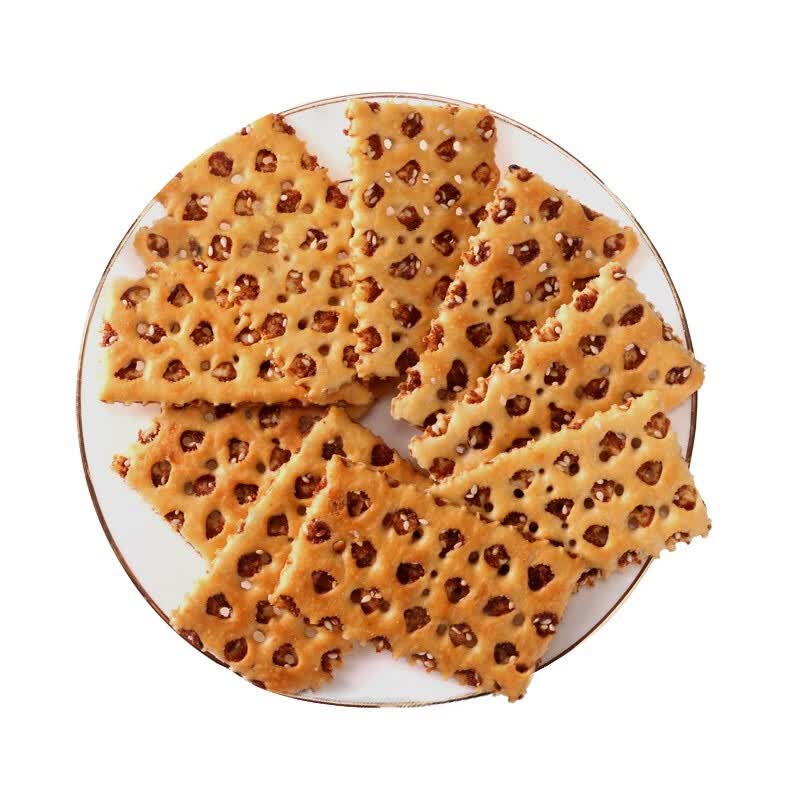 海玉蜂巢饼1000g整箱缸炉饼山西特产千层饼苏打饼干休闲零食 【缸炉饼