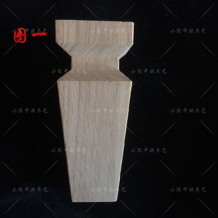 哩嗹啰嗹木脚实木脚家具桌脚桌腿柜脚浴室柜脚老虎电视柜脚方腿方 图