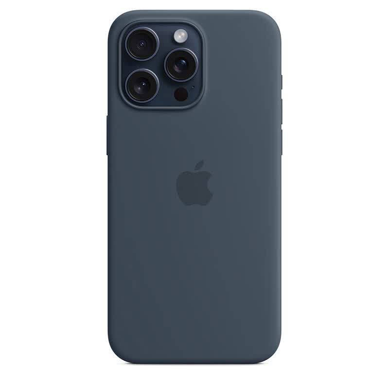 Apple  iPhone 15 Pro Max 专用 MagSafe 硅胶保护壳 - 风暴蓝色  保护套 手机套 手机壳属于什么档次？