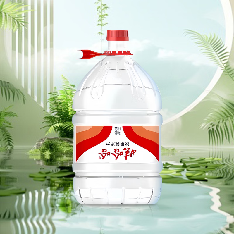 娃哈哈纯净水14.8L*1桶 大桶水一次性桶装水（新老包装随机发）