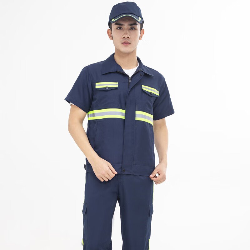 春秋反光工作服长袖环卫工人上班工服绿化保洁市政道路养护劳保服品质