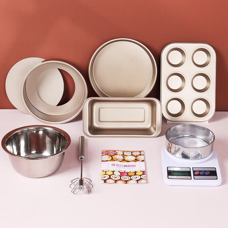 拜杰（Baijie） 烘焙工具套装 烤箱用品DIY蛋糕模具饼干吐司披萨盘烤盘 蛋挞烤箱烘培工具模具 金色系列YJ-03使用感如何?