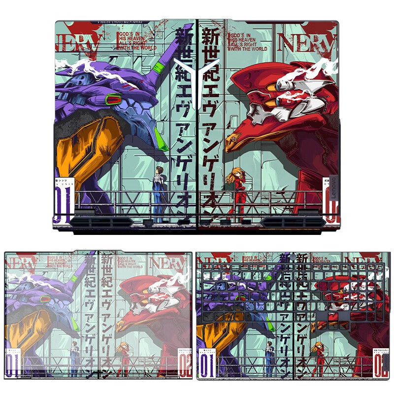 酷力驰 2024/25款联想拯救者Y9000P电脑贴纸R9000P贴膜16英寸笔记本外壳高达保护贴膜 来图定制/图库定制 A面