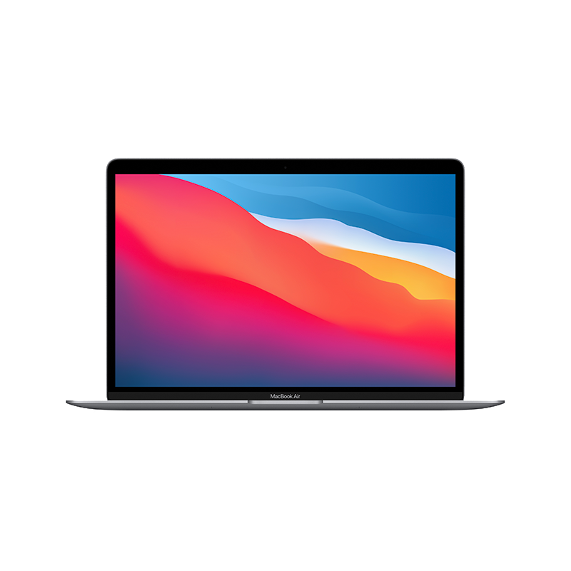 Apple 苹果 MacBook Air 2020款 M1 芯片版 13.3英寸 轻薄本 深空灰（M1、核芯显卡、8GB、256GB SSD、2K、IPS）