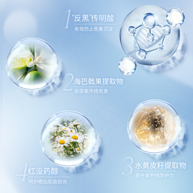 【新入会员专享礼】韩后（Hanhoo）白嫩户外防晒露 SPF50 PA+++ 8g