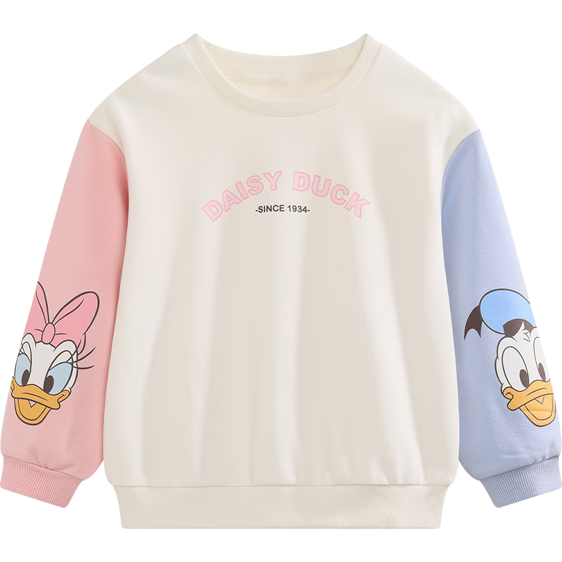 ��ʿ�ᣨDisney��  Ůͯ����2025�괺���¿�Բ��װ��ͯ����Ů�������� ײɫ�װ�-��Ůͯ�� 