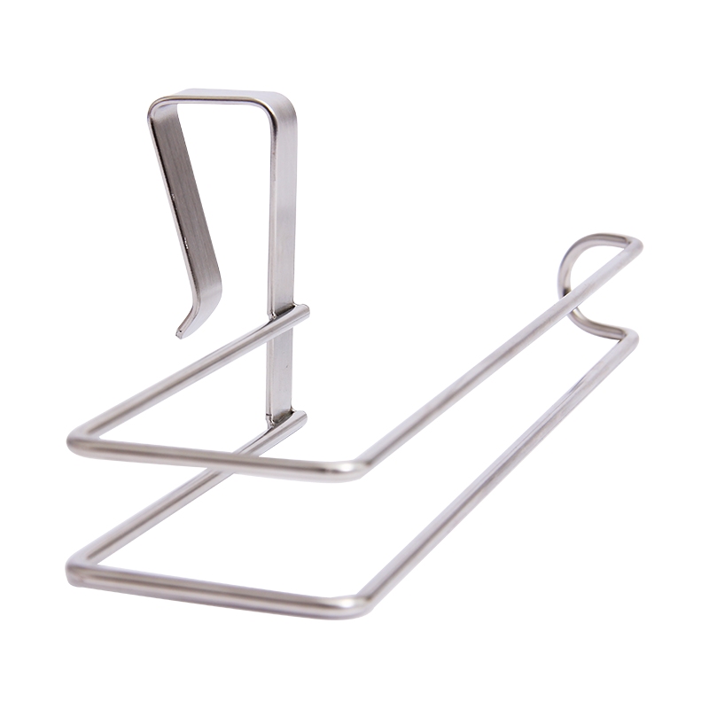 佳佰 纸巾架 不锈钢免打孔橱柜壁挂式免粘贴卫生间挂架吸油纸架保鲜膜收纳架