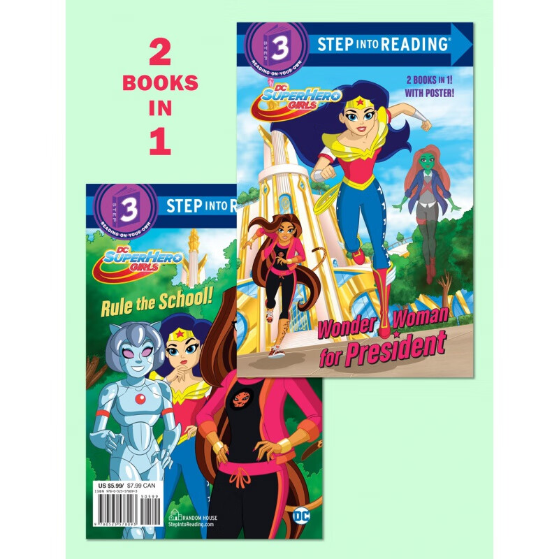 进口英文原版 Wonder Woman for President/Rule the School!