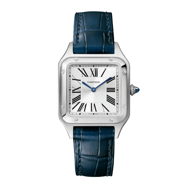 卡地亚 Cartier 山度士系列石英手表女款白盘皮带38 27.5mmWSSA0023 31299.0元（合31299元/件）