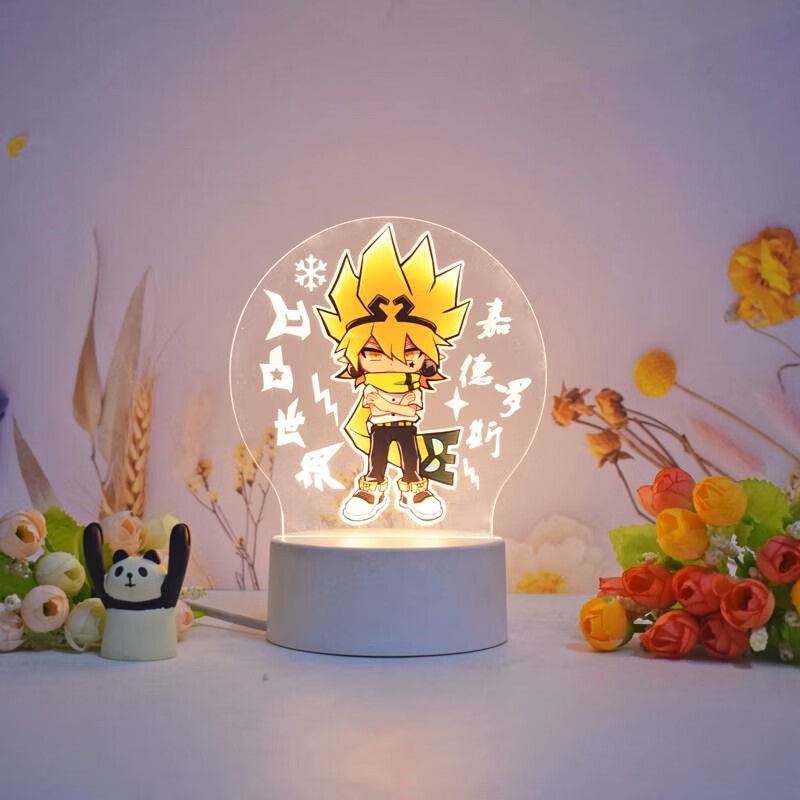 凹凸世界周边3d小夜灯动漫雷狮金模型 彩印-嘉德罗斯-三色 均码