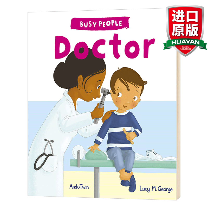 英文原版 忙碌的人系列:医生 busy people doctor 儿童英语读物