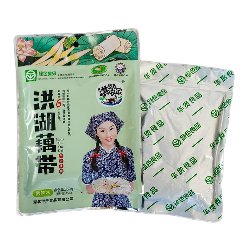 洪湖农家洪湖农家 泡藕带 湖北特产 莲藕 藕尖 火锅食材 泡菜 350g*10包
