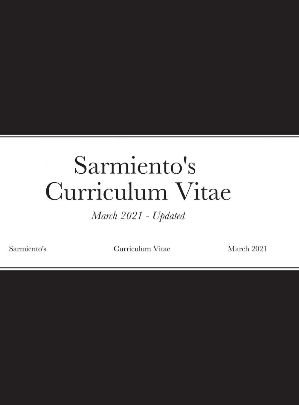 【预售 按需印刷】sarmiento s  curriculum vitae