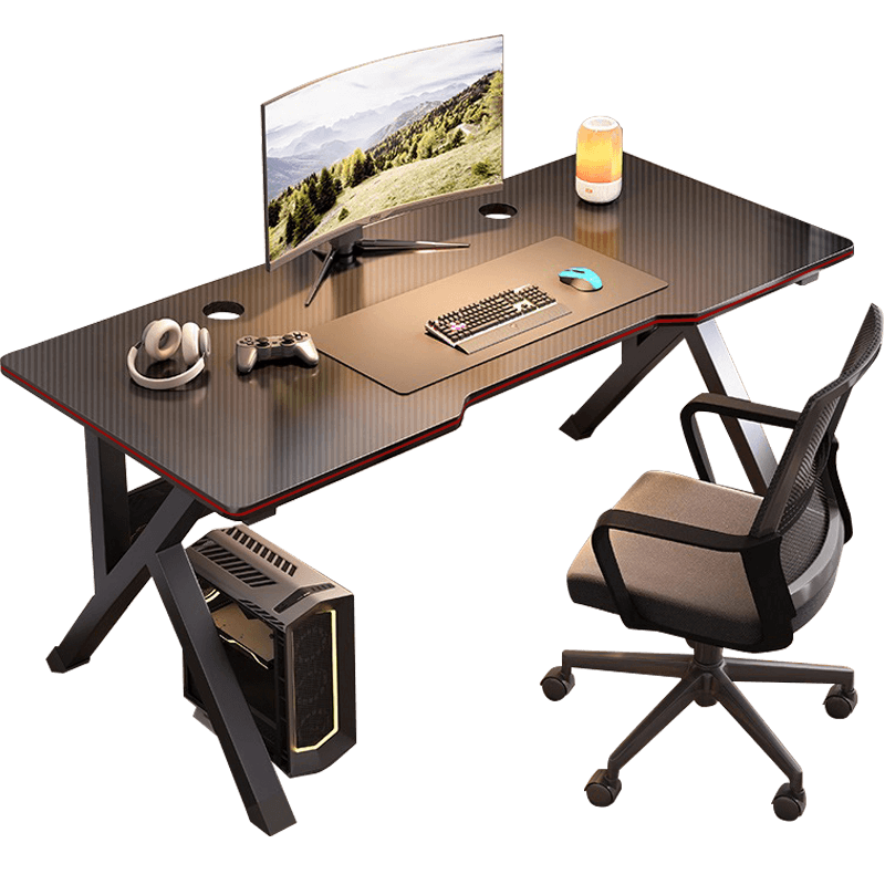 奥伦福特 电脑桌 碳纤维纹路单桌 80*60cm