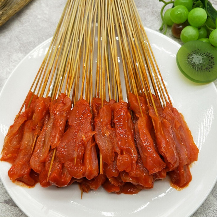 益客多(yikeduo)里脊肉迷你鸡肉串手把串油炸小吃半成品小串串香100串