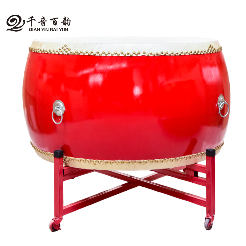 千音百韵牛皮大鼓成人龙鼓中国红舞狮鼓儿童演出战鼓木质堂鼓威风锣鼓