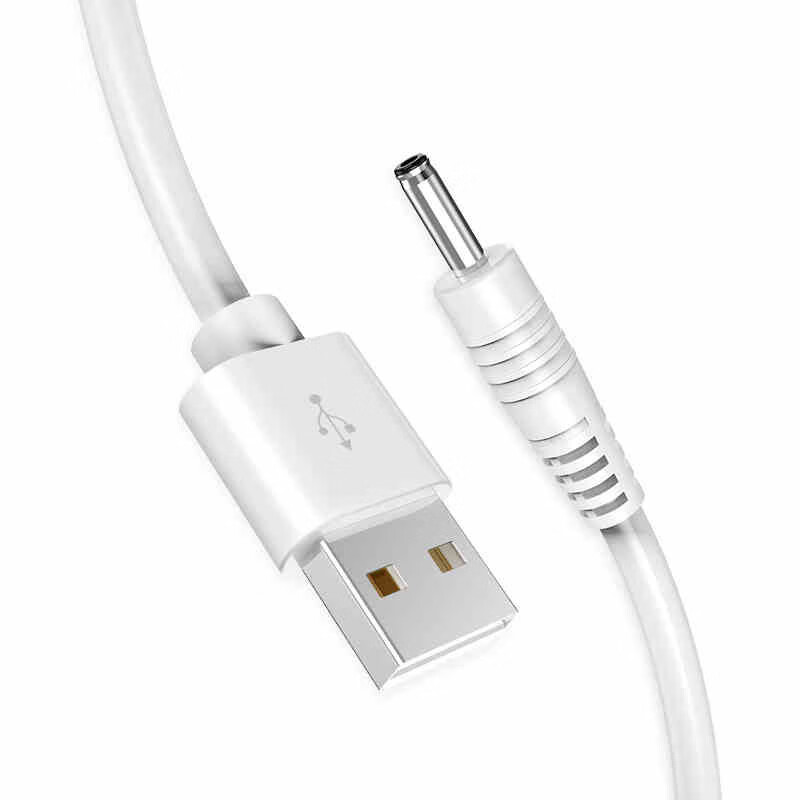 mijvDC3.5充电线适用露娜洁面仪foreo洗脸仪luna mini2充电器线台灯USB转DC/3.5mm电动牙刷充电线 USB转3.5mm电源线1米