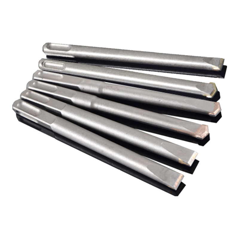 立昌合金鑿子尖鑿扁鑿電錘鑿子沖擊鉆電鎬尖頭沖擊鉆頭墻壁開槽鏟頭 方柄12*150三角頭合金鑿子10支