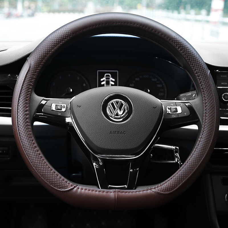 玛趣适用2023款一汽大众迈腾方向盘套真皮gte b8汽车b7把套免手缝23款