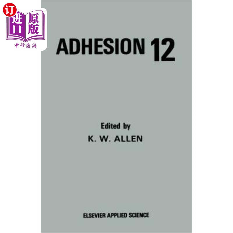 海外直订adhesion 12 附着力12