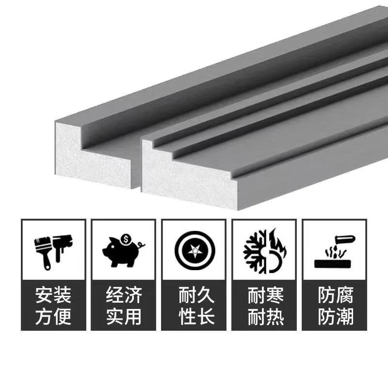 画萌eps外墙装饰线条泡沫窗套线成品梁托欧式中式浮雕围墙线定制样式