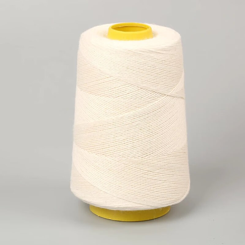 缝被子线专用手缝针线棉线粗线手工家用大卷缝衣服的线白色缝纫线 大