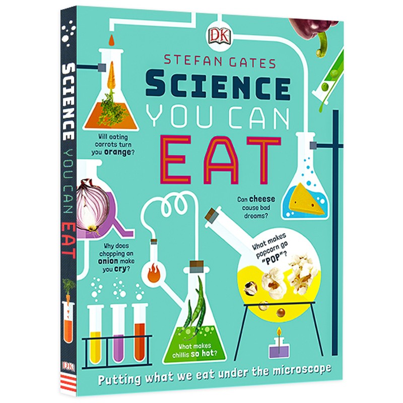 英文原版 DK Science You Can Eat 你能吃到的科学 STEAM与百科 儿童食物知识科普 精装 英文原版 7-12岁 DK百科书 . 绿山墙图书