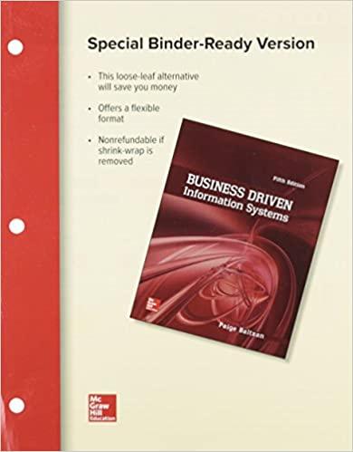 预订Loose Leaf Business Driven Information Systems 