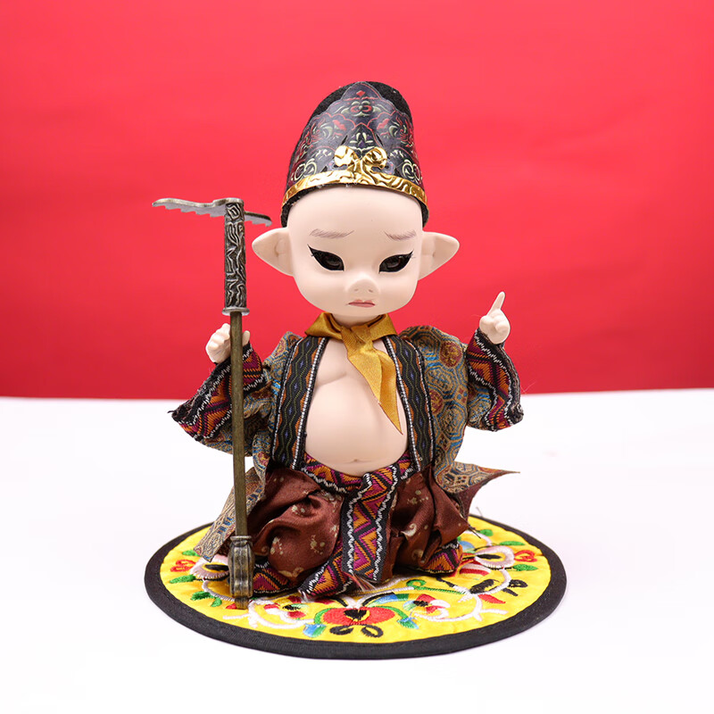 绢人娃娃脸谱京剧人偶娟人摆件西游记北京礼物纪念品礼品hxm44 猪八戒