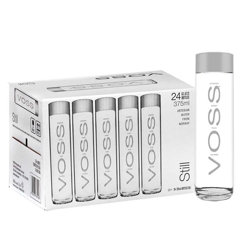 芙丝(voss)挪威品牌 芙丝矿泉水瓶装矿泉水 瓶装饮用水纯净水 芙丝375