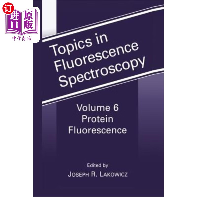 海外直订protein fluorescence 蛋白质的荧光