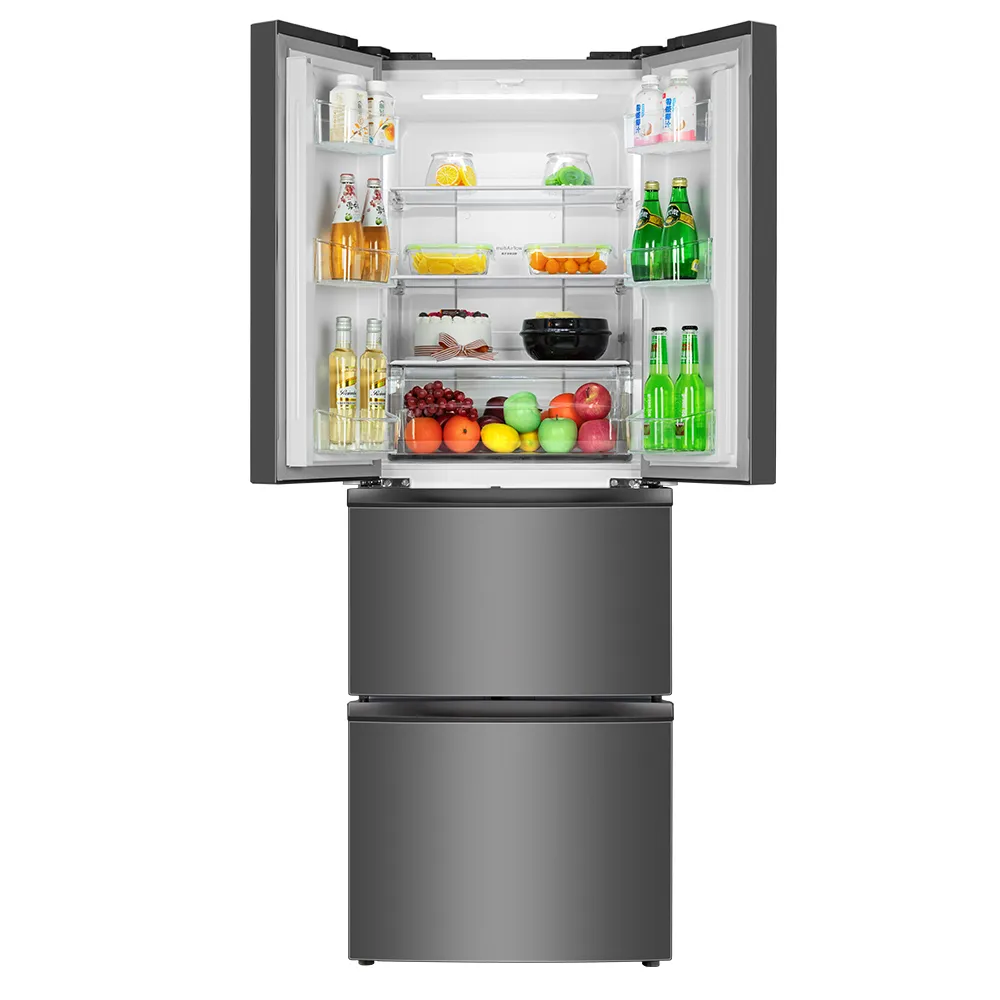 格力(GREE)晶弘303升变频风冷无霜法式多门电冰箱-33°深冻锁鲜离子净味健康除菌母婴 BCD-303WPFCZ/羽墨灰