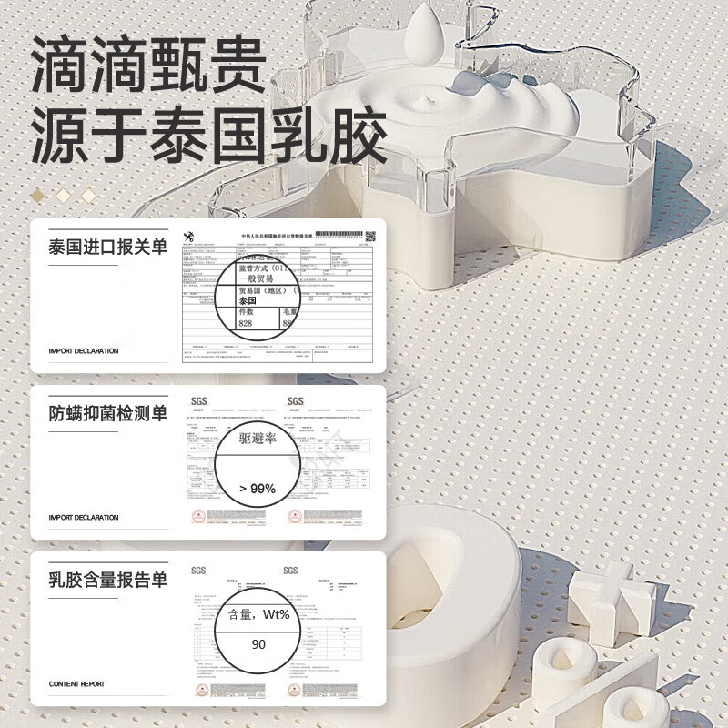 雅戈兰罗床垫 席梦思独立弹簧床垫 1.8x2米硬椰棕软乳胶 家用双人20cm厚垫 适中睡感20cm厚丨高锰精钢整网簧 1.8米×2米